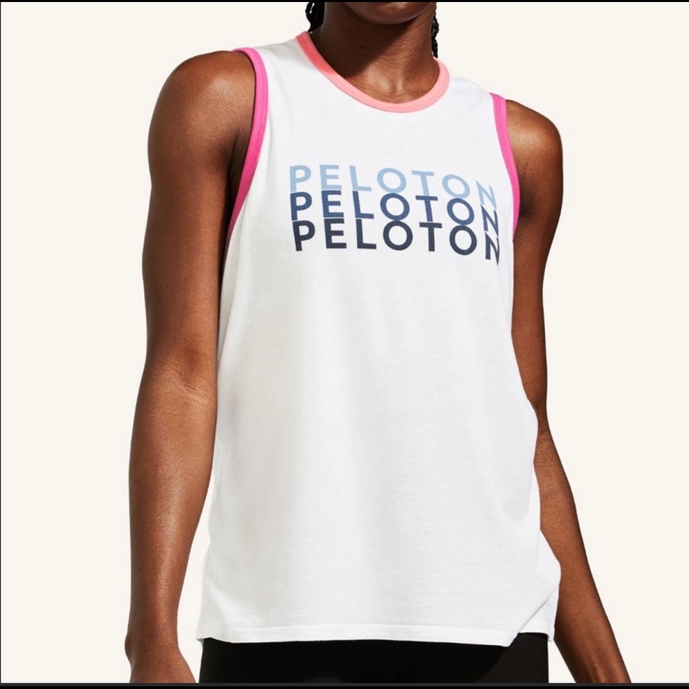 NEW Peloton Ringer Muscle Tee, Size Small